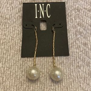 BNWT INC Pearl Drop Earring